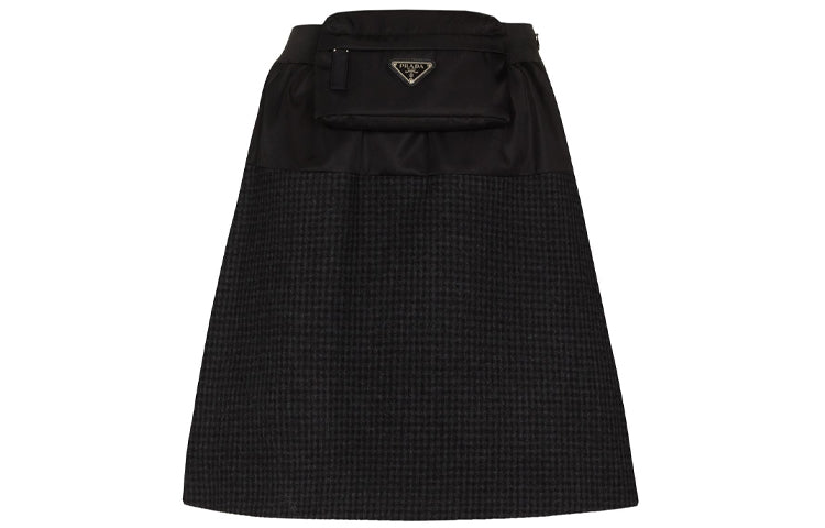 PRADA Short Skirt Women's Black