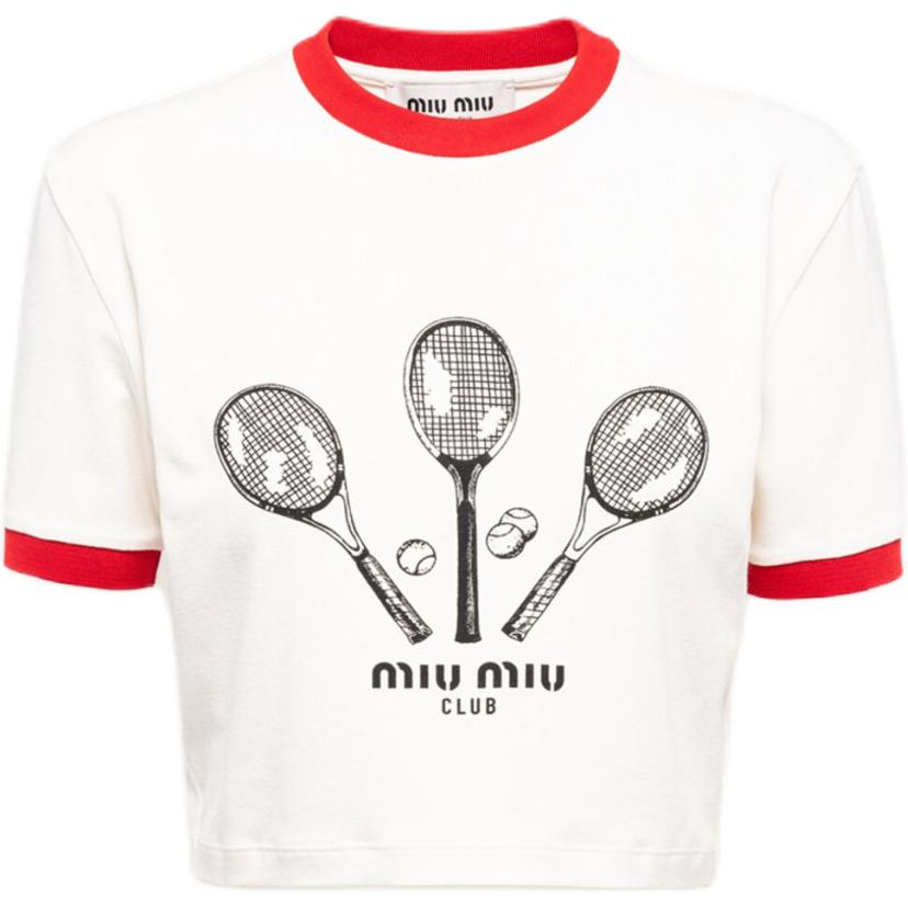 MIU MIU FW22 T Shirt Women's White