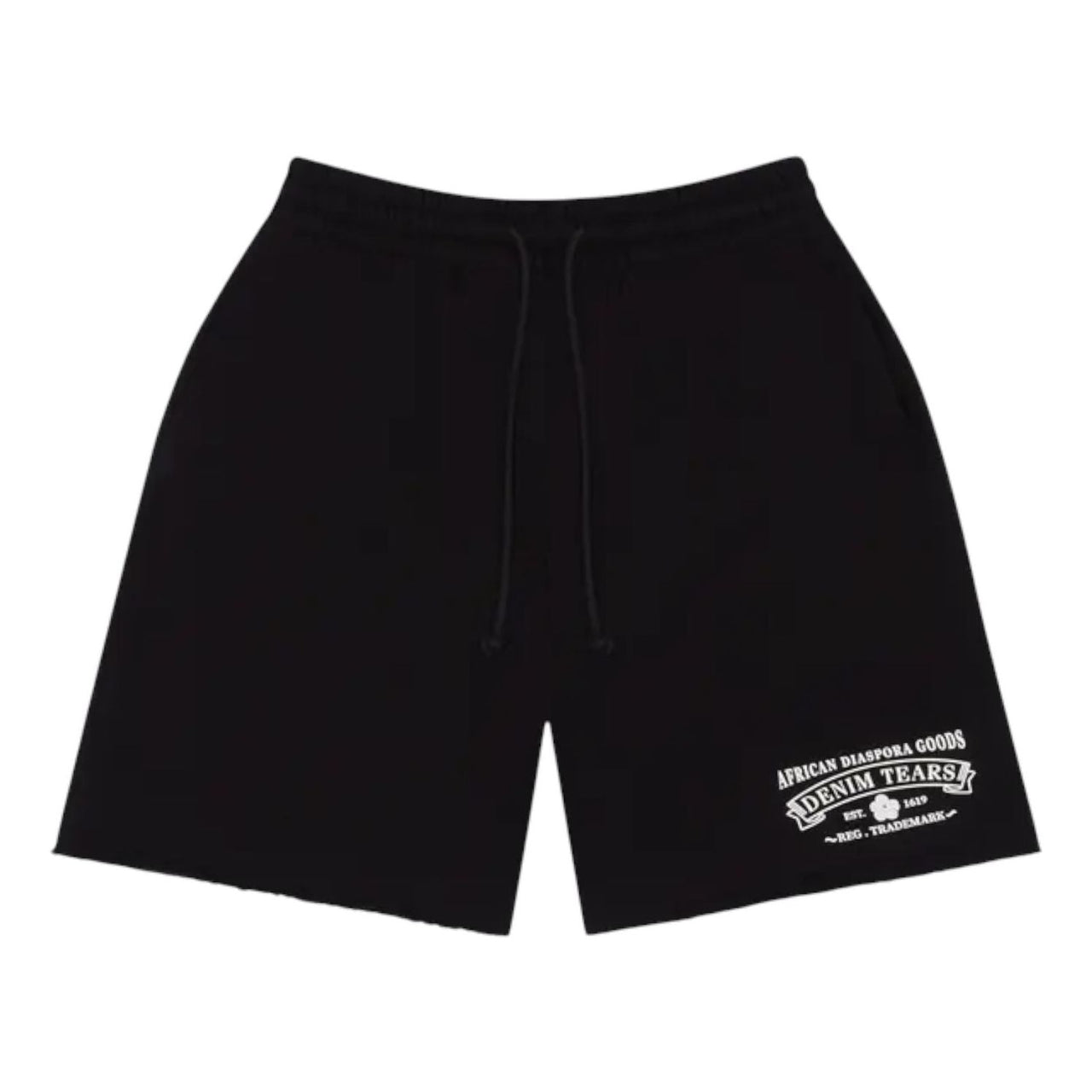 Denim Tears ADG Sweat Shorts 'Black' SS25BRS0022
