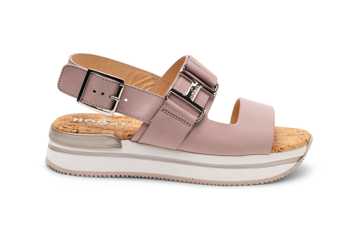 Hogan Leather Sandals