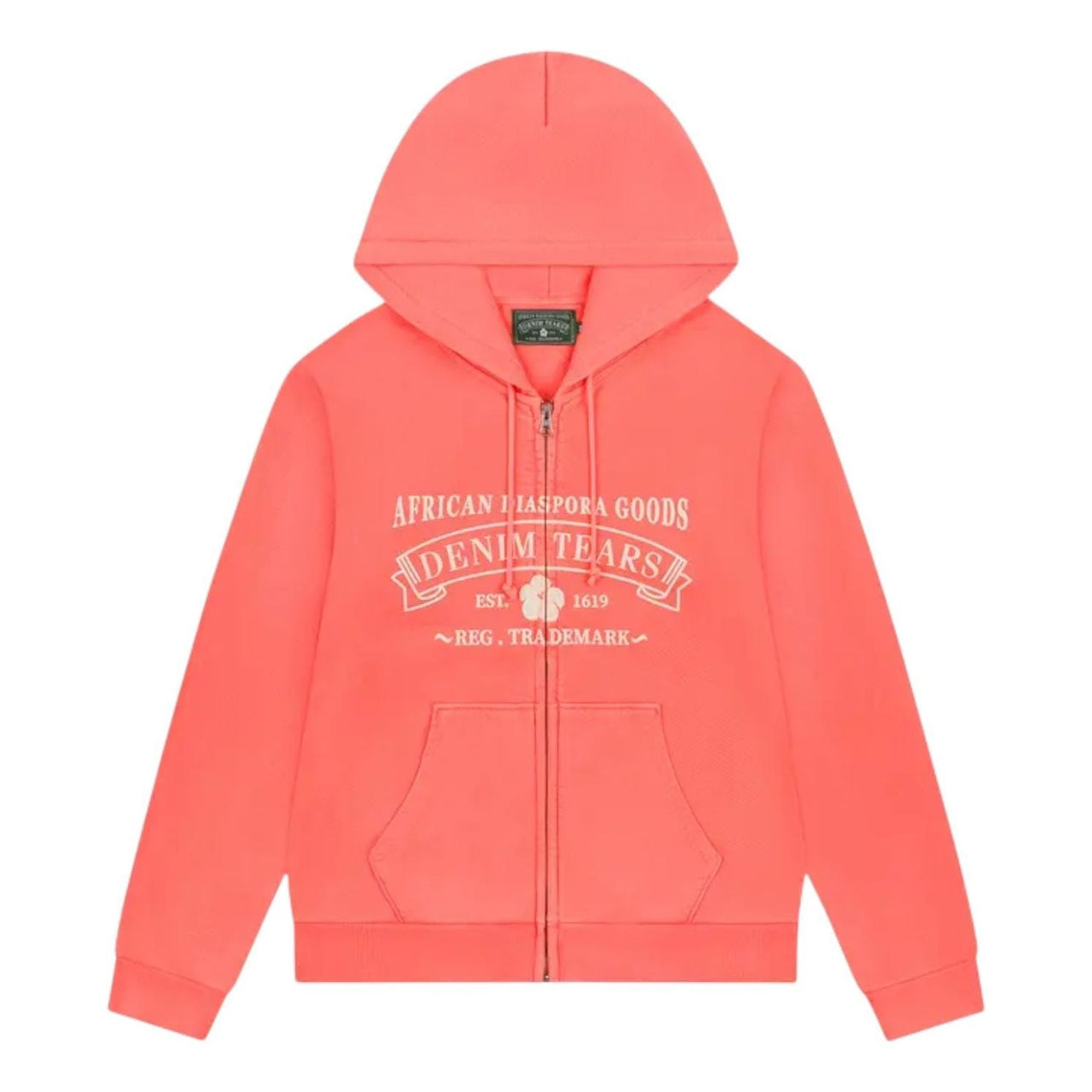 Denim Tears ADG Zip Hoodie 'Sea Coral' SS25TZH0061925