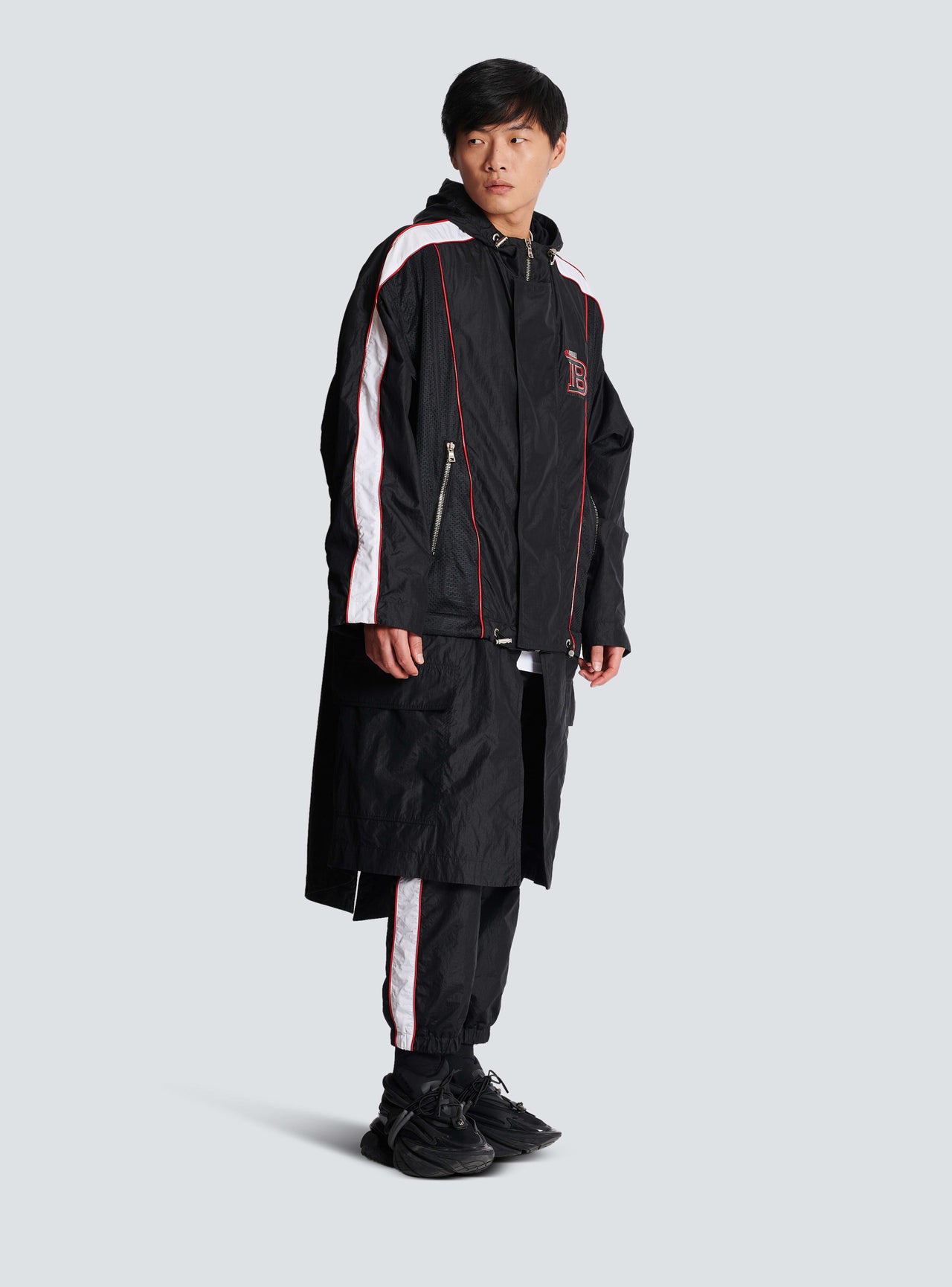 Balmain Men's Balmain X Puma 2 In 1 Mid-Lenght Parka