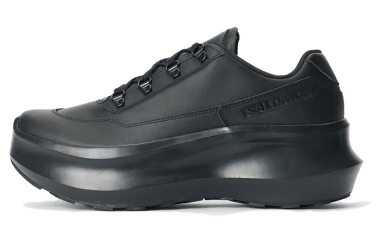 (WMNS) COMME des GARONS SALOMON SR811 Leather Platform 'Black' 473579 / L47357900