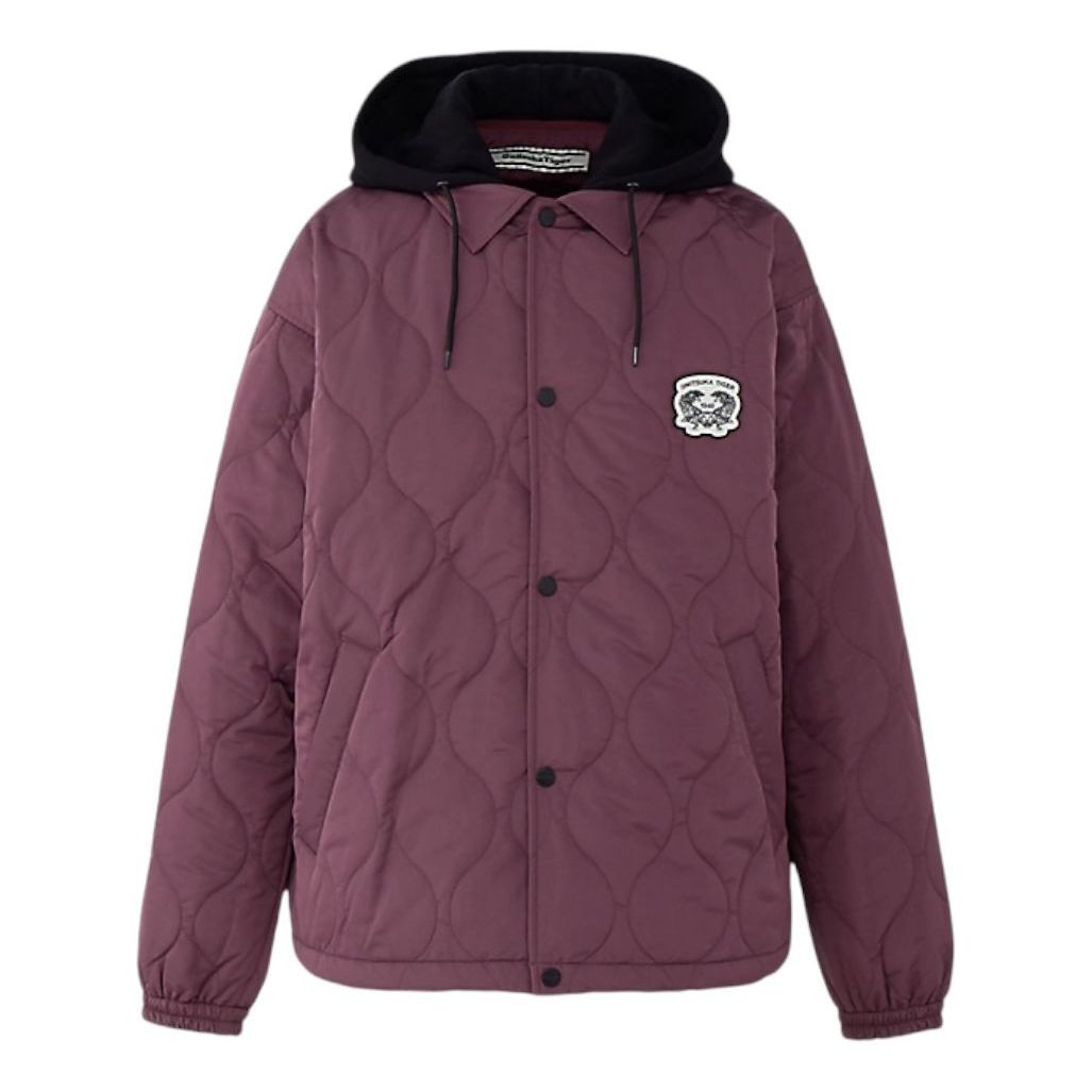 Onitsuka Tiger Quilted Jacket 'Burgundy Black' 2183B416-600