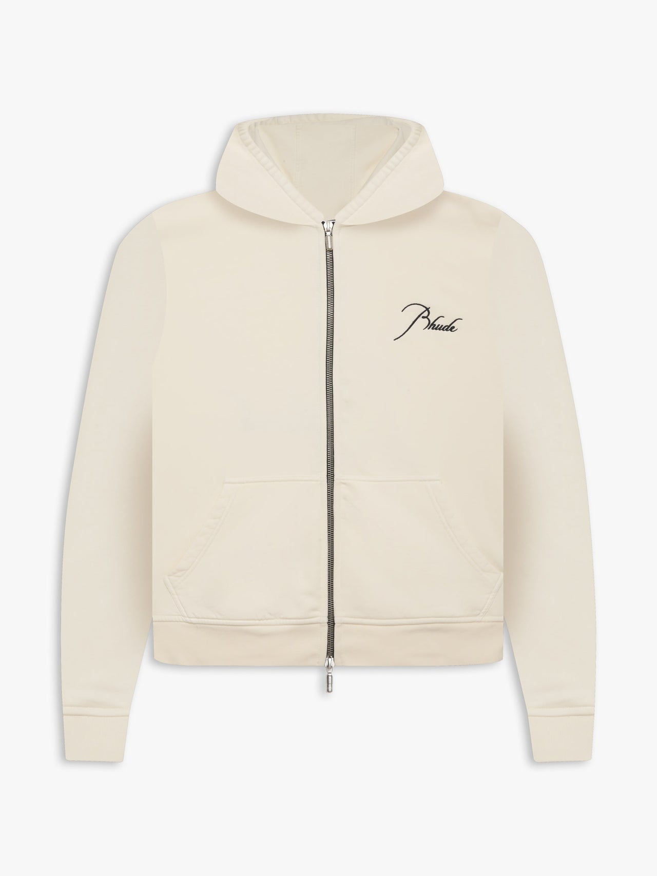 Rhude Embroidered-Logo Zipped Hoodie
