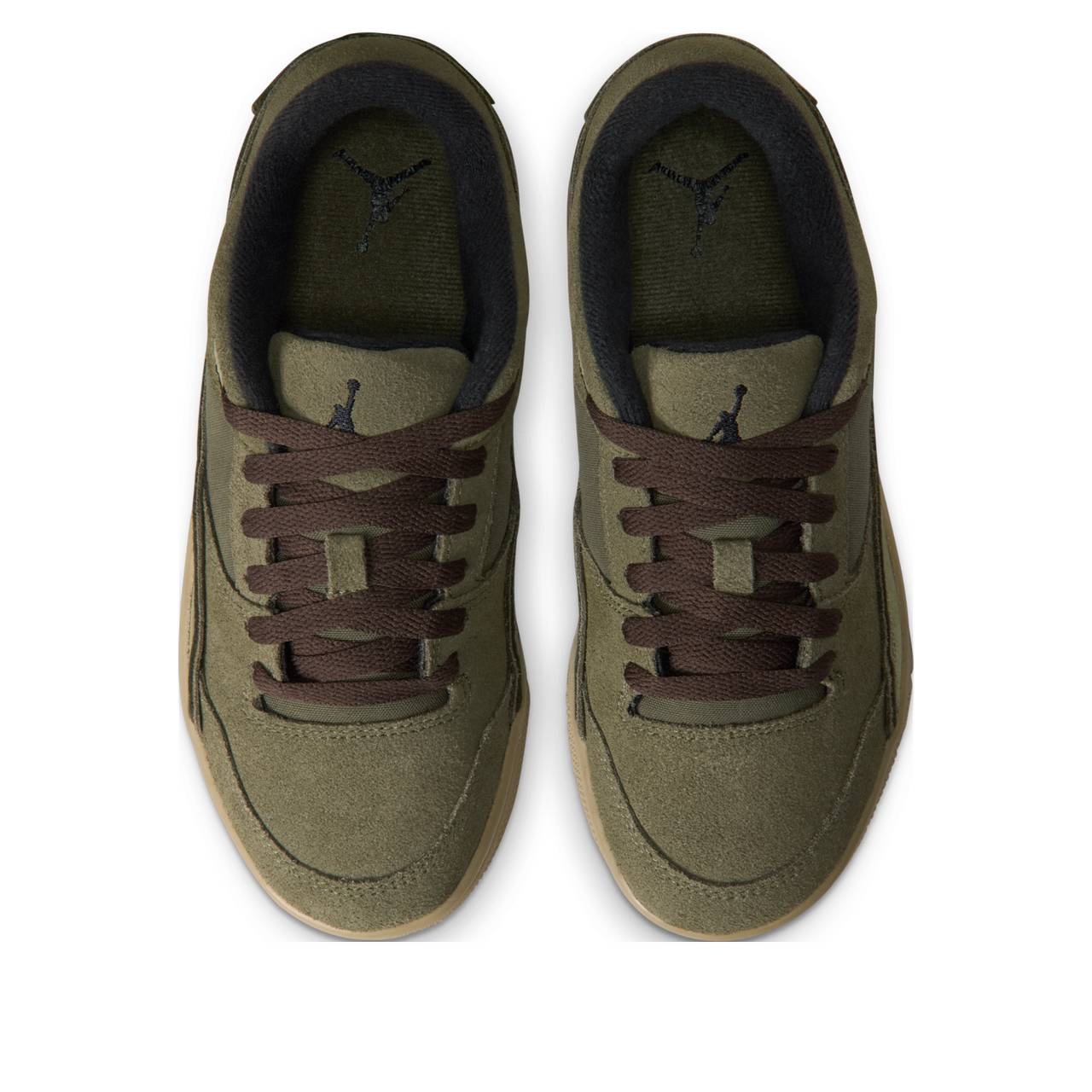 (GS) Air Jordan Flight Court 'Medium Olive Baroque Brown' HF3333-202