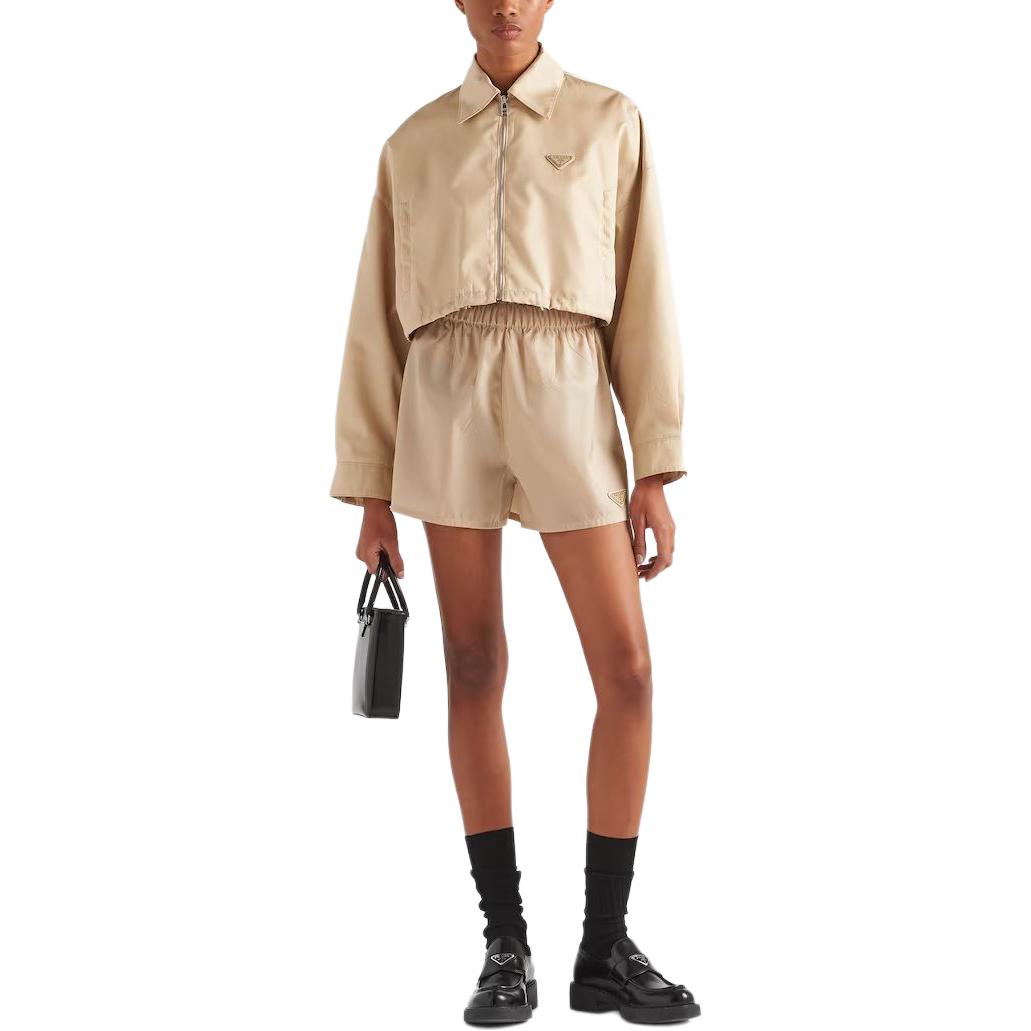 PRADA Re Nylon Shorts Casual Shorts Women's Desert Beige