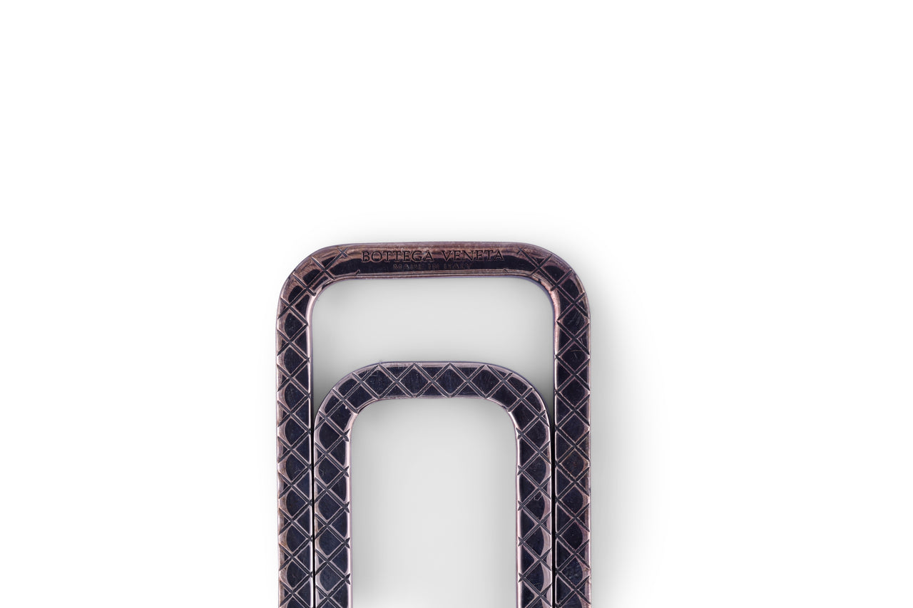 Bottega Veneta Silver Money Clip
