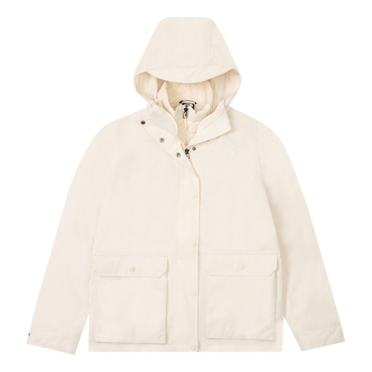 (WMNS) THE NORTH FACE Dryvent Waterproof 3-in-1 Jacket 'White Dune' NF0A8GK7-QLI