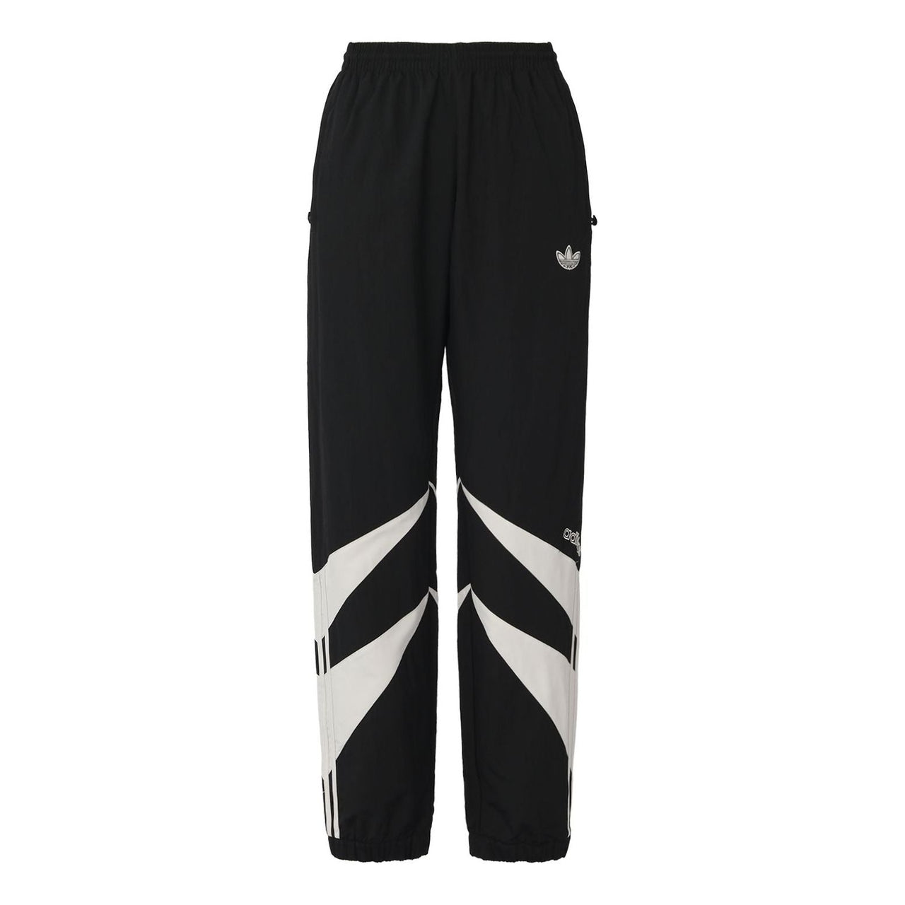 Men's adidas originals Breathable Printing Casual Bundle Feet Sports Pants/Trousers/Joggers Black H06758