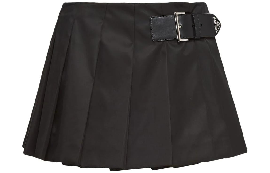 PRADA Re Nylon Pleated Miniskirt