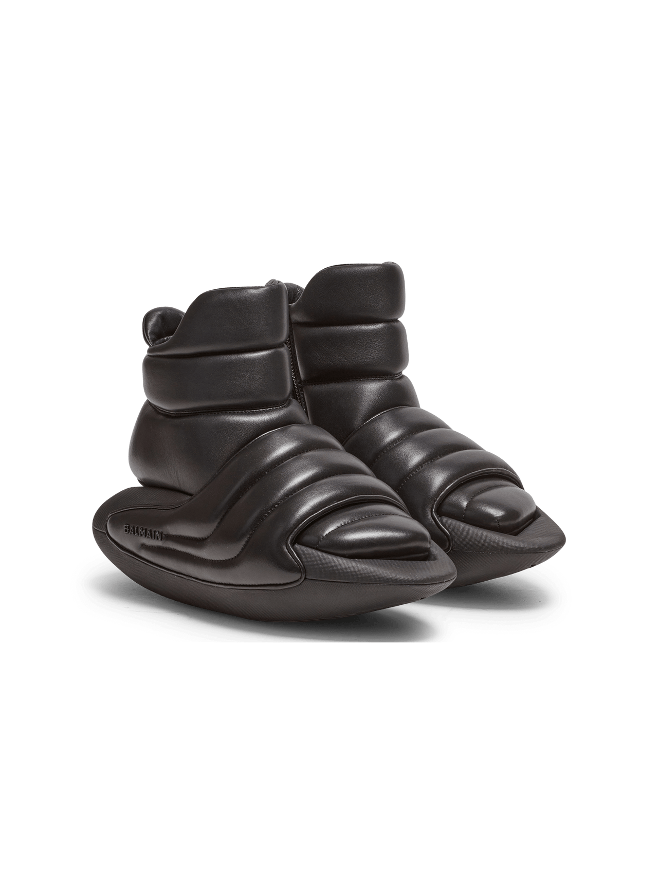 Balmain Men's B-It-Puffy Lambskin&socks