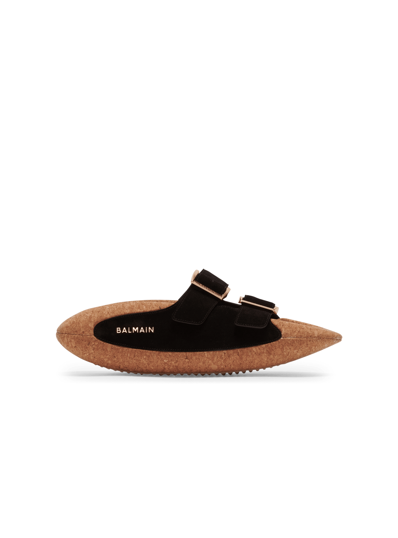 Balmain Men's B-It-Suede Leather&cork