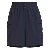 (WMNS) adidas Verbiage Shorts 'Navy' JN7775