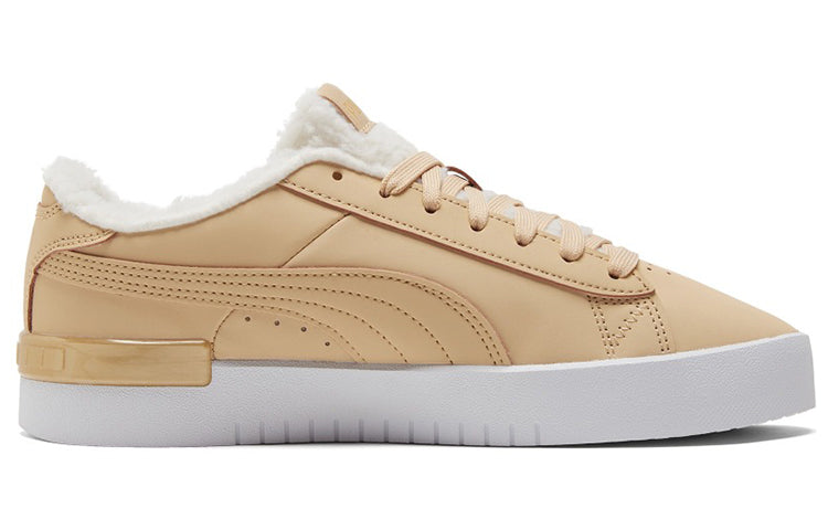 (WMNS) PUMA Jada Teddy Ws Fleece Lined Skateboarding Shoes Khaki 382703-02