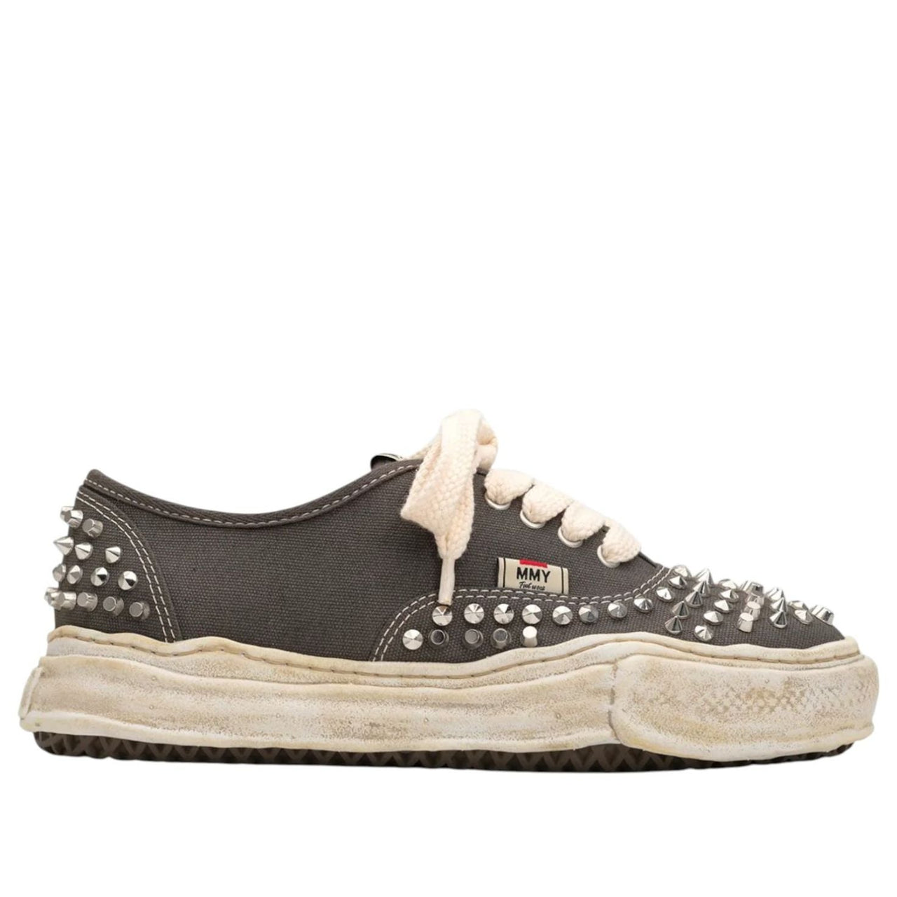 Maison MIHARA YASUHIRO Baker OG Sole Studded Canvas Low 'Grey' A13FW736-GRY