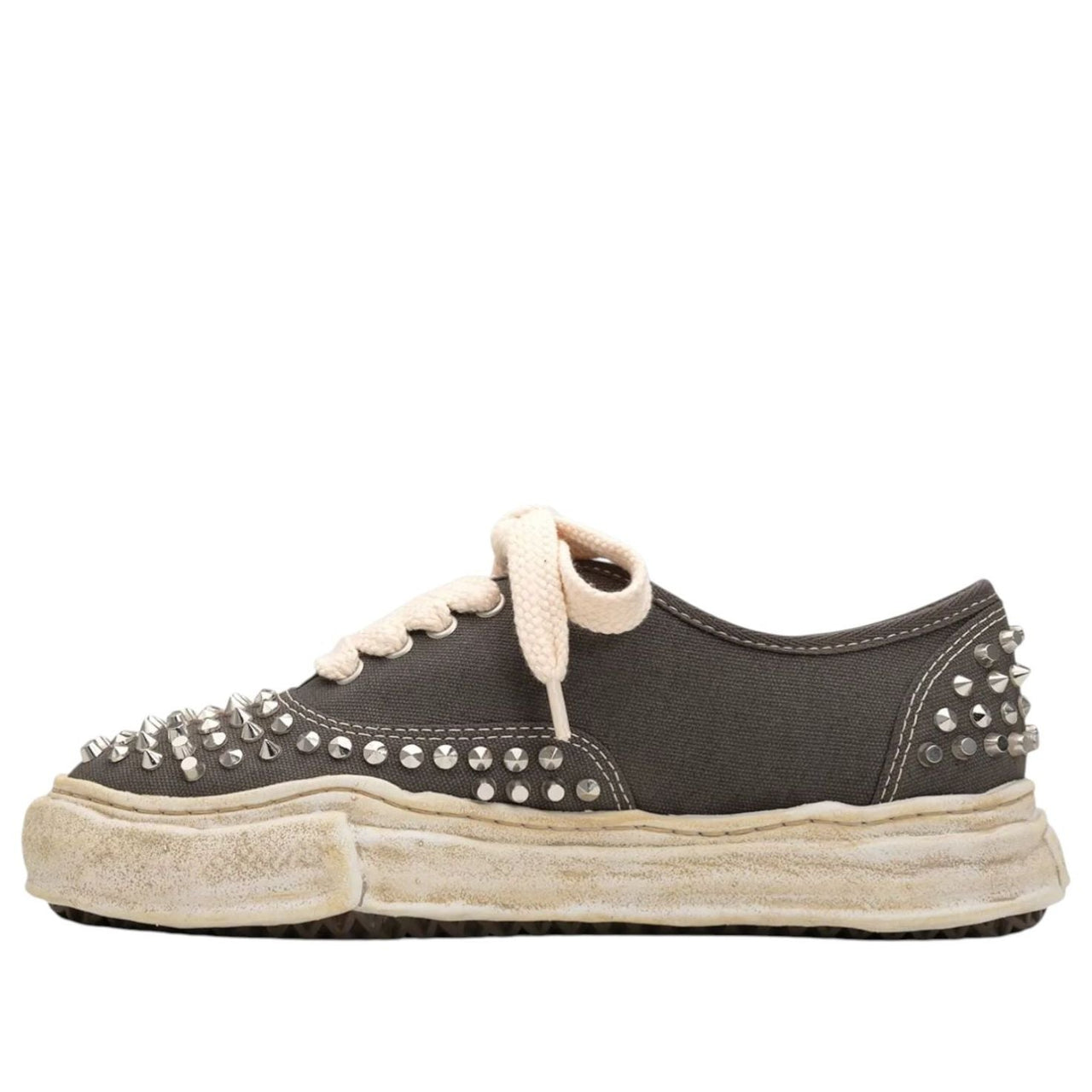Maison MIHARA YASUHIRO Baker OG Sole Studded Canvas Low 'Grey' A13FW736-GRY