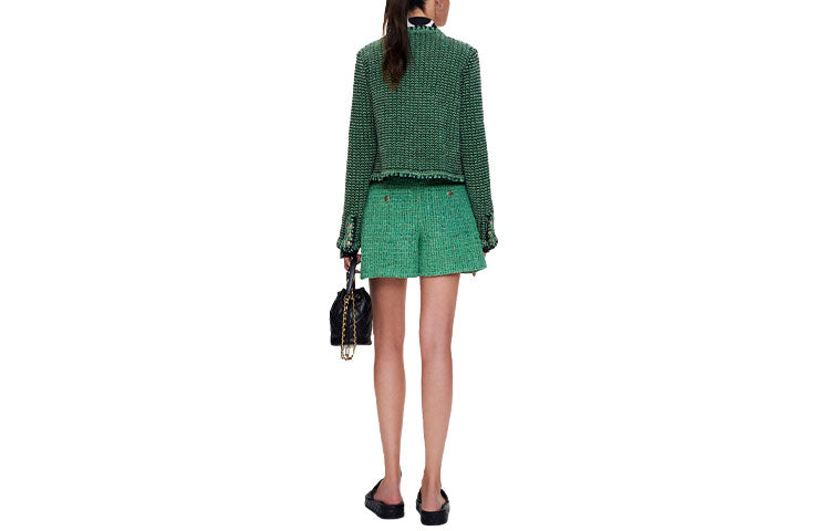 CHANEL Casual Shorts Women's Green