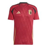 adidas Belgium 24 Home Soccer Jersey Asia Sizing 'Burgundy' IQ0769
