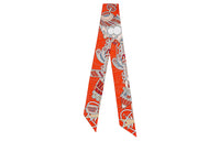 HERMES Silk Scarves Women's Red