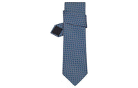 HERMES Ties Men Pink/Sapphire Blue/Azure Blue