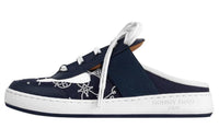 LOUIS VUITTON Lous Rubber Sole Wrap-toe Slippers Women's Blue
