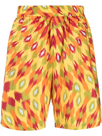 Valentino Garavani Abstract-Print Track Shorts