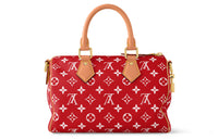 LOUIS VUITTON Speedy P9 Bandoulière 25 Monogram Leather Red