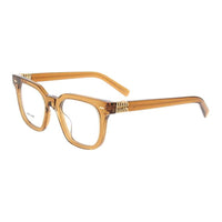 MIU MIU Irregular Shape Eyeglass Frames Women's Brown