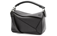 LOEWE Puzzle Bag In Classic Calfskin Small Black