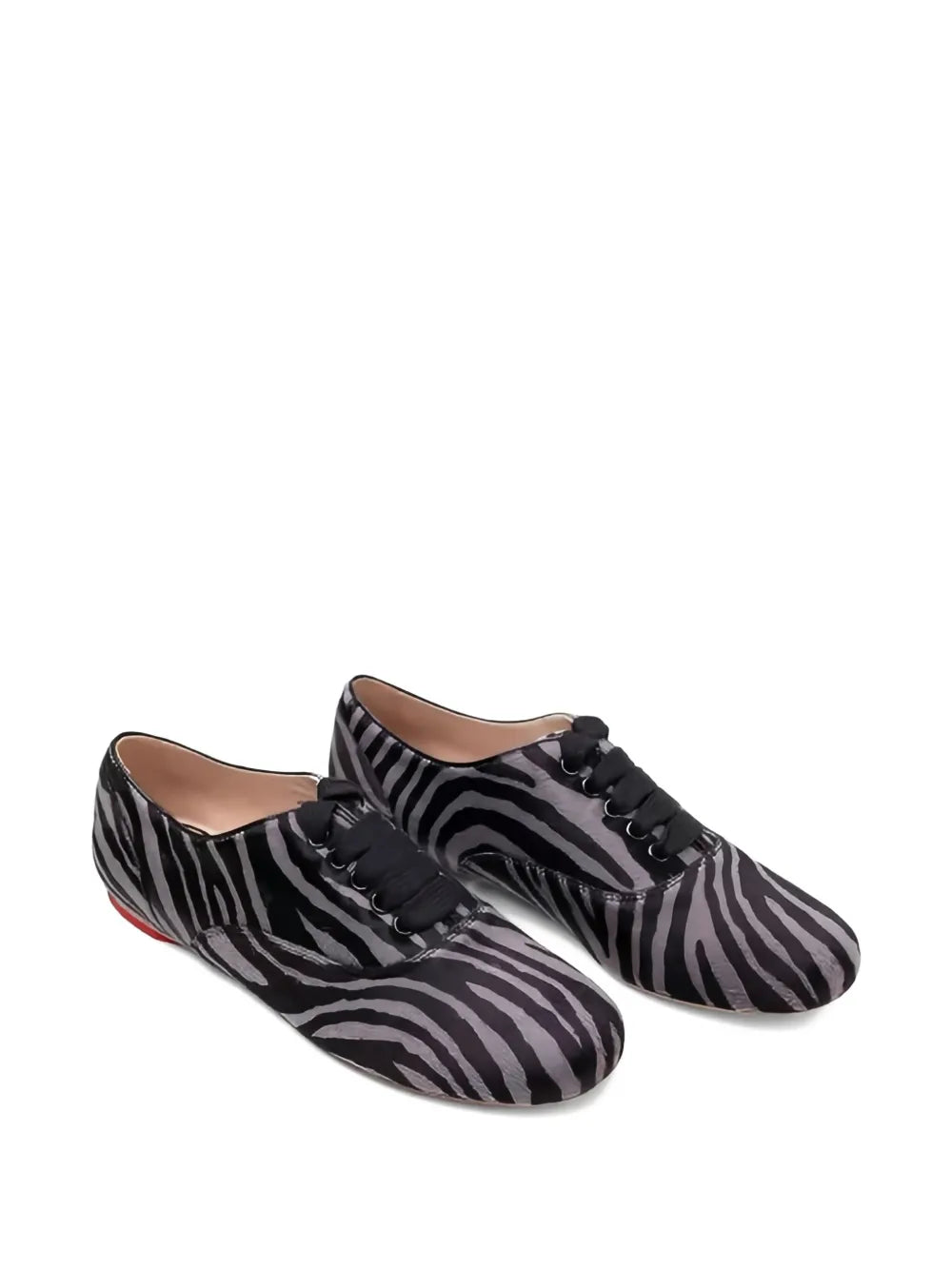 Hogan Zebra-Print Lace-Up Sneakers