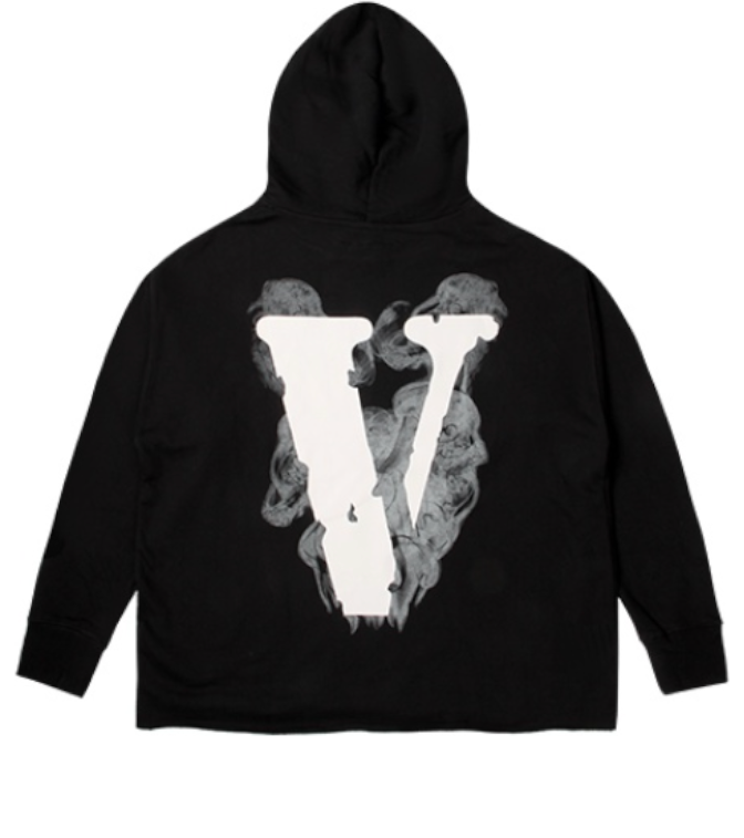 VLONE Smoke Demon Angel Hoodie 'Black White' VLHD20001