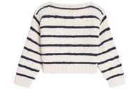 CELINE Marinière Boat Neck Sweater In Cashmere