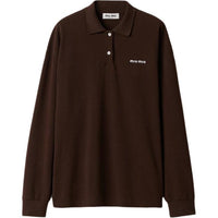 MIU MIU Cotton Piqué Polo Shirt
