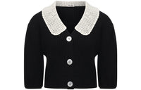 MIU MIU Crop Tops Women's Black
