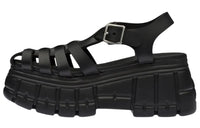 MIU MIU Flatform Caged Sandals