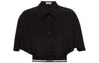 MIU MIU Crop Tops Women's Black
