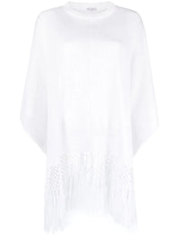 Brunello Cucinelli Asymmetric Fringed Jumper