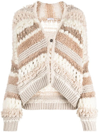 Brunello Cucinelli Argyle Knit Cashmere Vest