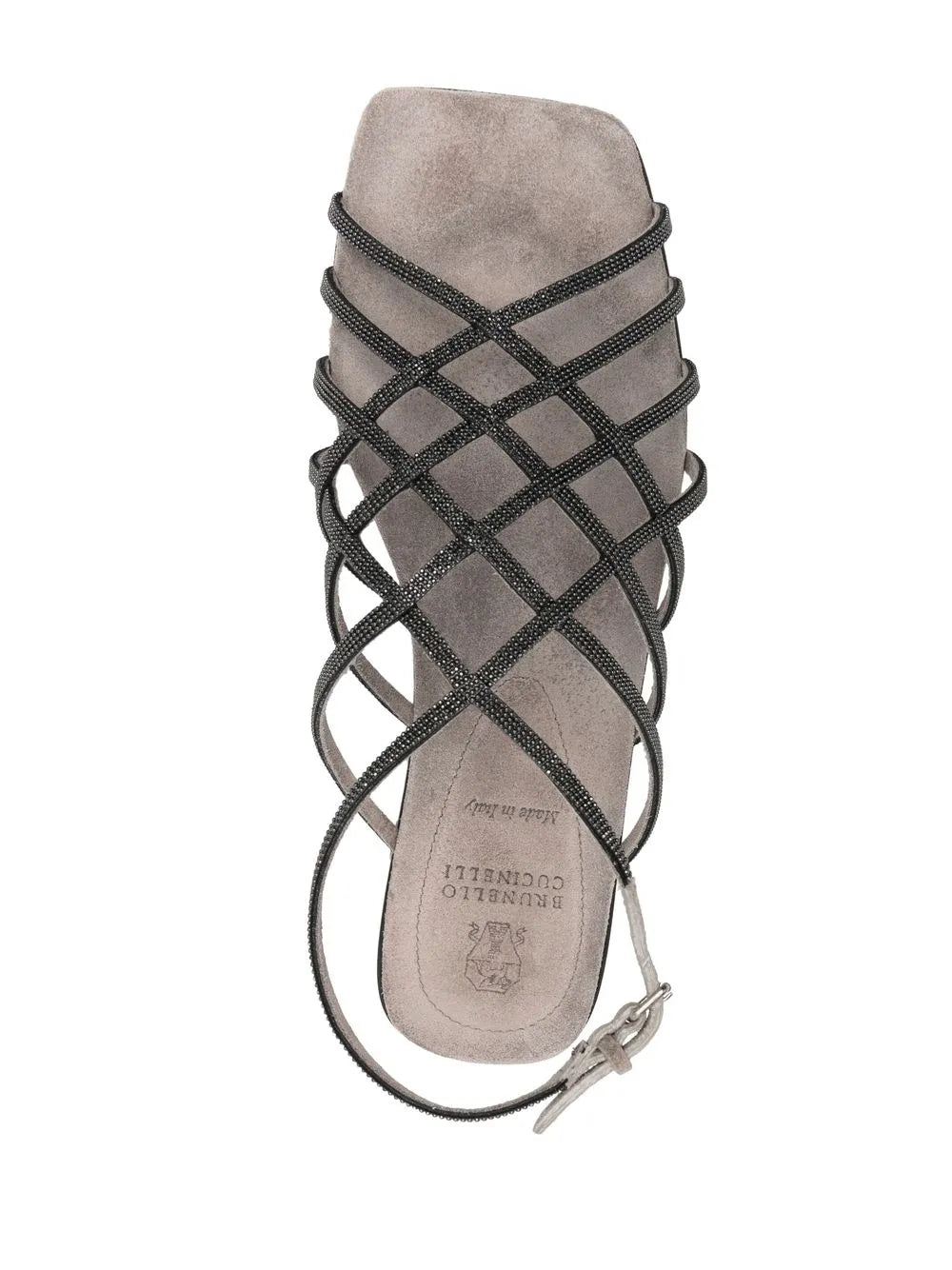 Brunello Cucinelli 15Mm Buckle-Fastening Open-Toe Sandals