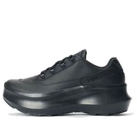 (WMNS) COMME des GARONS  SALOMON SR811 Leather Platform 'Black' 473579 / L47357900