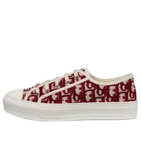 (WMNS) Dior Walk'N'Dior Oblique 'Red Canvas' KCK211OBE_S16V