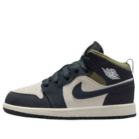 (PS) Air Jordan 1 Mid SE 'Off Noir Medium Olive' HV4444-102