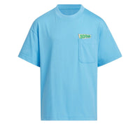 (GS) adidas x Pemslou Ap Cotton T-Shirt Asia Sizing 'Blue Green' JF3859