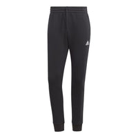 adidas Essentials Fleece Tapered Cuffed Pants 'Black' IB4023