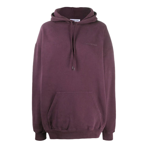 (WMNS) Balenciaga Alphabet Printing Hoodie Purple 578135TJVA85865