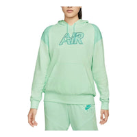 (WMNS) Nike Air Sportswear Hoodie 'Green White' DM6060-394