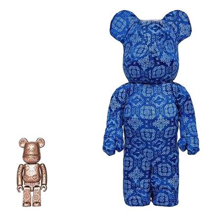 CLOT x Nike x Medicom Toy 100%+400% 'Rose Gold Blue' 45309566585505