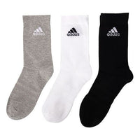 adidas Light Crew 3pp Athleisure Casual Sports Logo Breathable Socks Unisex 3 Pairs DZ9392