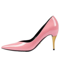 (WMNS) Gucci Patent Leather Mid-Heel Pump 'Pink' 716687-AAA0P-5809
